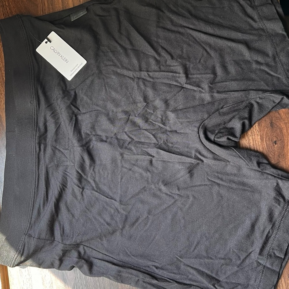 New Calvin Klein Charcoal Boxer Briefs for Women Size S black